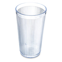 Crystalon Stack-All 20 oz Clear Ribbed SAN Stackable Tumbler