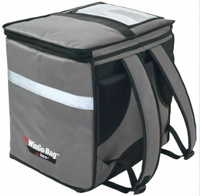 Winco WinGo Bag Premium Insulated Delivery Backpack, 16 x 13 x 16 Inches, Holds 8 Medium Containers