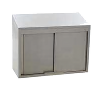 Eagle Group 54-Inch Wall-Mounted 304 Stainless Steel Wall Cabinet with Sliding Doors