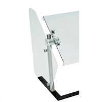 Advance Tabco Sleek Shield Acrylic Sneeze Guard Side Panels, 18 x 20 x 1/4 In., Set of 2