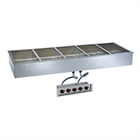 Alto-Shaam Halo Heat 5-Pan Insulated Drop-In Electric Hot Food Well with Large Flange