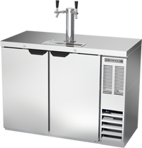 Beverage-Air DD48HC-S 48-Inch Direct Draw Beer Dispenser with Solid Doors and Dual Faucet Tower