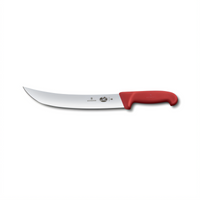 Victorinox Fibrox HACCP 10-Inch Cimeter Butcher Knife with Red Fibrox Handle