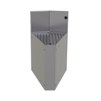 Glastender CIWA-30 Underbar Inside Wedge Corner Drainboard, 30-Degree Angle, 19-Inch Deep, No Legs