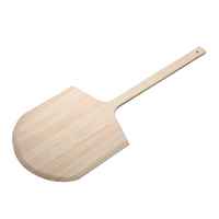 Winco Wooden Pizza Peel with 14 x 15 Inch Rectangular Blade and 36 Inch Overall Length