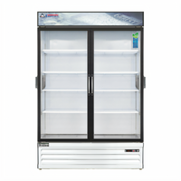 Everest EMSGR48C Two-Section Glass Door Reach-In Chromatography Refrigerator, 50 Cu. Ft., Self-Contained Bottom Mount