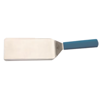 Mundial 15-Inch Beveled Turner with Blue Polypropylene Handle and Stainless Steel Blade