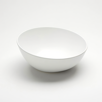 American Metalcraft Lift 68 oz. Round Angled Melamine Bowl, White