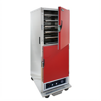 Cres Cor AquaTemp Insulated Heated Holding Cabinet with Temperature and Humidity Control, Field-Reversible Dutch Doors, 11 Universal Angle Sets