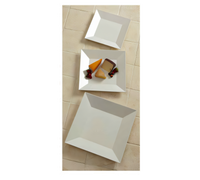 Endurance 12-Inch Square White Melamine Platter
