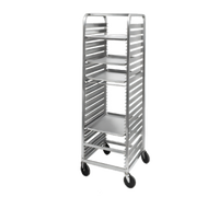 Channel Manufacturing Standard Heavy-Duty Channel Slide End-Load Aluminum Bun Pan Rack, 36-Pan Capacity, 64-Inch High