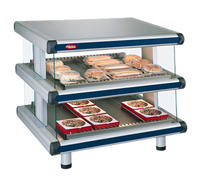 Hatco Glo-Ray Designer Slant Dual-Shelf Countertop Merchandising Display Warmer, 24-Inch, 120V