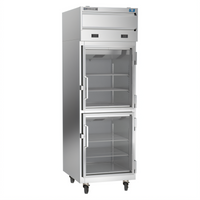 Beverage-Air Cross Temp 2-Section Convertible Reach-In Refrigerator/Freezer with Glass Doors