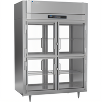 Victory UltraSpec Extra-Wide Pass-Thru Two-Section Glass Half-Door Freezer