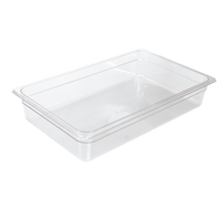 Crestware Full-Size 6-Inch Deep Clear Polycarbonate Food Pan
