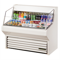 True Horizontal Air Curtain Refrigerated Merchandiser, 48-1/8 Inch Wide, 3-Tier, Self-Contained R290