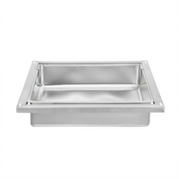 Stainless Steel Work Table Drawer, 23 x 23 Inches, for 24-Inch Deep Tables