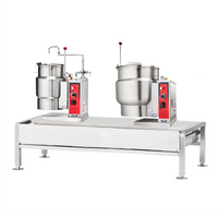 Vulcan 64-Inch Stainless Steel Kettle/Stand Assembly for 6-Gallon and 12-Gallon Electric Tilting Kettles