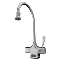 Advance Tabco Hands-Free Gooseneck Battery-Operated Electronic Deck-Mount Faucet