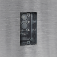 Advance Tabco Empty 1-Gang Stainless Steel Under-Table Junction Box
