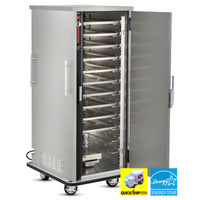 Mobile Insulated Heated Holding Cabinet with Humi-Temp Heat System, 12-Pan Capacity, Stainless Steel