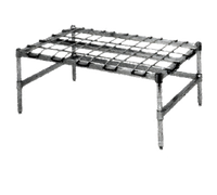 Metro Super Erecta Stainless Steel Dunnage Rack with Lift-Off Mat, 36 x 24 x 14-1/2 Inch, 1600 lb. Capacity