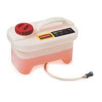 Rubbermaid Pulse 2 Gallon Clear Plastic Mop Caddy with Clean Connect Cap