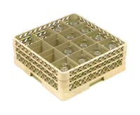 Traex Full Size 16-Compartment Glass/Stemware Dishwasher Rack with 2 Extenders
