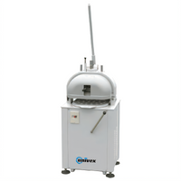 Univex Semi-Automatic Floor Bun Divider/Rounder with 52-Division Trays, 0.42 - 1.41 oz Portions, 6,200 Pieces/Hour