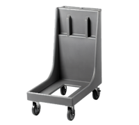 Cambro Camdolly Open Frame Dolly with Handle, 350 lb Capacity, Charcoal Gray