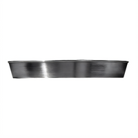 American Metalcraft 15-Inch Round Tapered/Nesting Solid Aluminum Pizza Pan, 2-Inch Deep