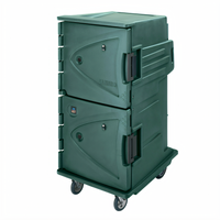 Cambro Camtherm Tall Profile Electric Hot Holding Cart with Double Doors and 12 Sheet Pan Capacity
