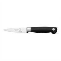 Mercer Culinary Genesis 3-1/2-Inch Precision-Forged Paring Knife with Black Santoprene Handle