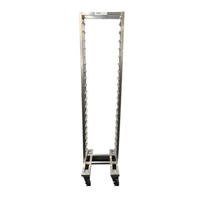 Channel Manufacturing LPNS-15 Lo Profile Nesting Aluminum Steam Table Pan Rack, End Load, 15-Pan Capacity