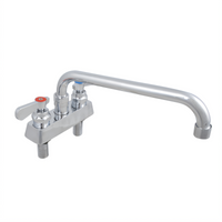 John Boos Heavy Duty Lead-Free Deck Mount Manual Faucet with 8-Inch Swing Spout