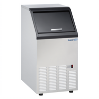 Lunar Ice Self-Contained Bullet Ice Machine with 25 lb Built-In Bin, 75 lb Daily Production