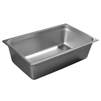 Carlisle DuraPan Full-Size Solid Hotel Pan, 6-Inch Deep, 24 Gauge 18/8 Stainless Steel