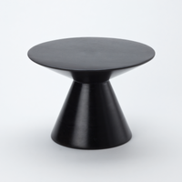 Upton Collection Round Wood Buffet Pedestal, 9-Inch Diameter x 6-1/4-Inch H, Espresso