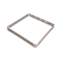 Crestware Open Dish & Glass Rack Extender, Chemical-Resistant Polymer, Soft Gray