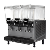 Vollrath 3-Bowl Countertop Refrigerated Beverage Dispenser with Fountain Spray Circulation and 3.17-Gallon Bowls