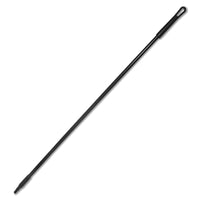 Sparta® 60 Inch Fiberglass Threaded Broom and Mop Handle with Hanging Cap, Black