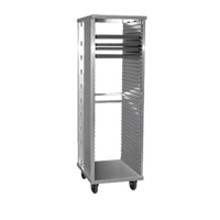 Carter-Hoffmann 31-Tray End-Loading Aluminum Pan Rack for 18 x 26 Trays with 5-Inch Casters