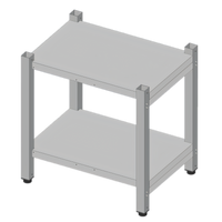 ChefTop MIND.Maps Plus High Open Equipment Stand with Lateral Supports