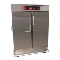 Gridless Heated Banquet Cart for 120 Covered Plates, Stainless Steel, AC/DC