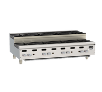 Vulcan Achiever 48-Inch Countertop Heavy Duty Gas Hot Plate with 4 Open Burners and 4 Step-Up Burners
