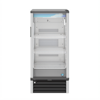 Hoshizaki RM-10-HC 1-Section Reach-In Glass Door Refrigerated Merchandiser, 8.75 Cu. Ft., Bottom-Mount Self-Contained