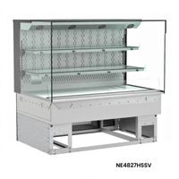 Reveal® Self-Service Heated Slide-In Counter Case with Convection Heat, LED Lighting, and 2 Adjustable Glass Shelves
