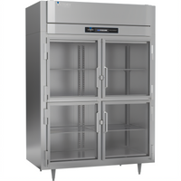 Victory UltraSpec V-Core 2-Section Extra Wide Glass Half-Door Reach-In Freezer