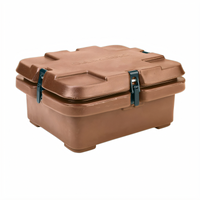 Cambro Camcarrier® 240MPC Top-Loading Insulated Half-Size Food Pan Carrier, Coffee Beige