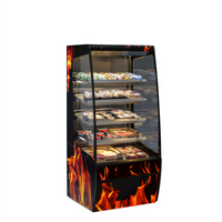 Federal Industries Vision Series VHSS3678C Curved End High Profile Heated Self-Serve Hot Food Merchandiser, 36 x 33 x 78 Inches